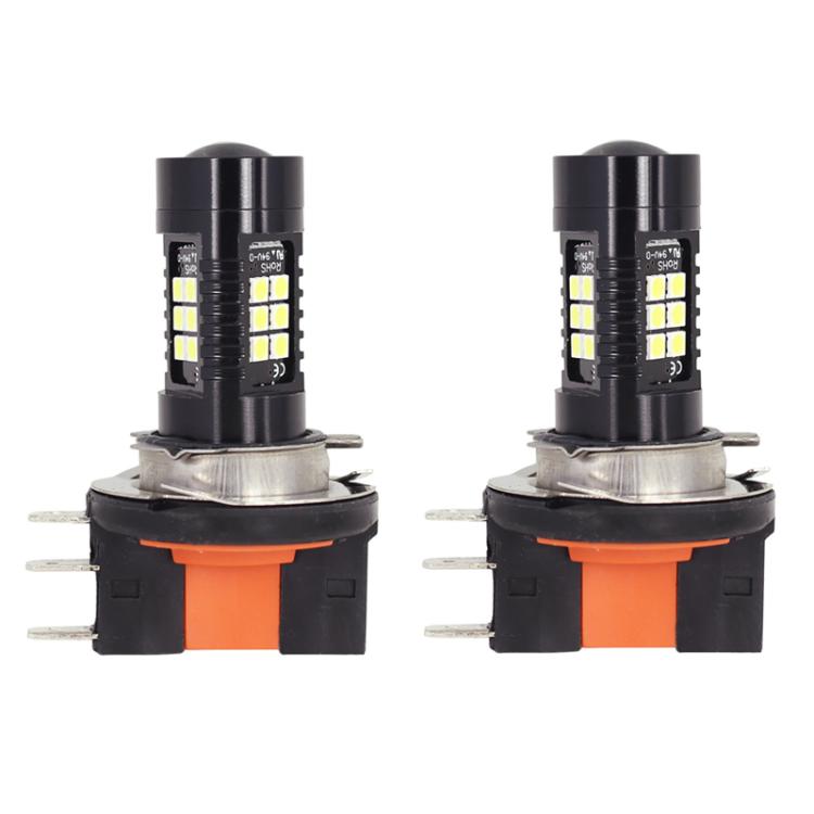 1pair Automotive High-power LED White Light Fog Lamp