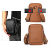 DEABOLAR Men Waist Bag Vertical Waist Belt Hanging Bag Outdoor Sports Mini Mobile Phone Bag