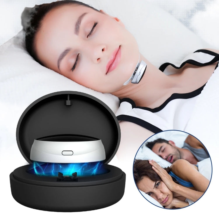Smart Anti-snoring Device TENS Double Pulse Sound Wave Induction Sleep Snoring Breathing Corrector, ZHQ-017