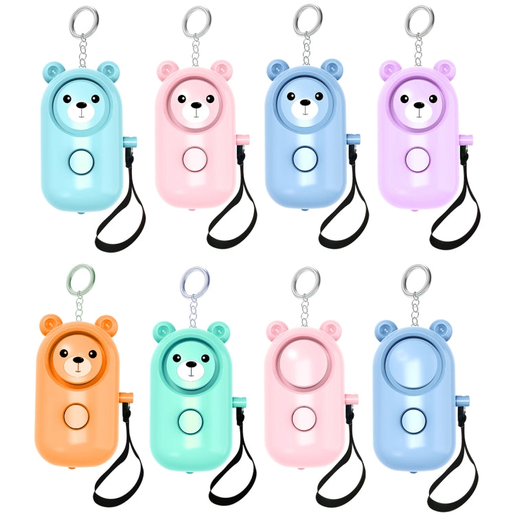 130dB LED Personal Alarm Pull Ring Outdoor Self-defense Products, Bear Style (Light Blue), Bear Style (Pink), Bear Style (Blue), Bear Style (Purple), Bear Style (Orange), Bear Style (Green)