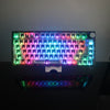82 Keys Bluetooth Wireless 3-mode RGB Hot-plug Customized Mechanical Keyboard Kit, Kit(White Transparent), Kit(Black Transparent)