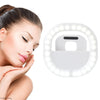 Mobile Phone Fill Light Rechargeable Clip Ring Selfie Light, White, Pink, Blue