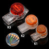 100pcs /Pack Network Cable Telephone Line Connector Moisture-Proof Waterproof Wiring Terminals, K1, K2, K3