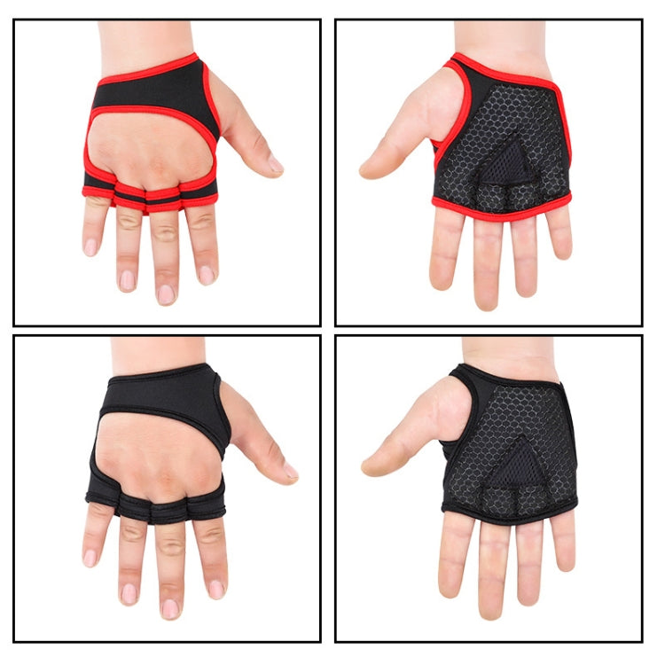 Weightlifting Dumbbell Horizontal Bar Anti-cocoon Anti-slip Wrist Fitness Gloves, M, L, XL