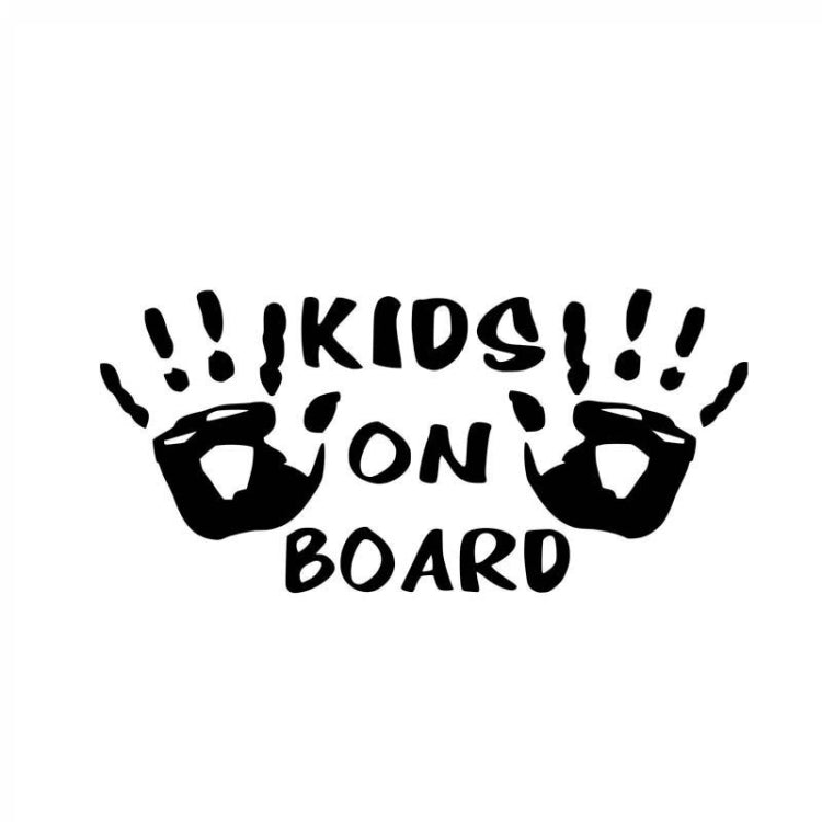 10pcs Kids On Board Warning Car Stickers Reflective Scratch Body