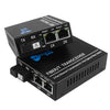 NESTONG  Gigabit Single-mode Fiber Optic Transceiver POE Photoelectric Converter,CN Plug, 10/100/1000M