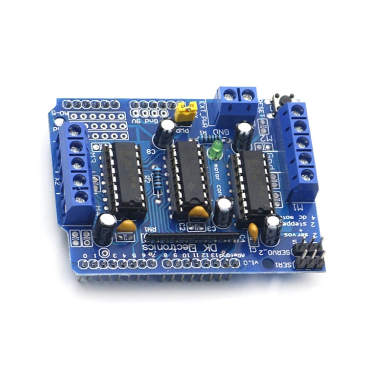Motor Driver Board Control Shield Module for Arduin UNO, Arduin Mega 2560, L293D