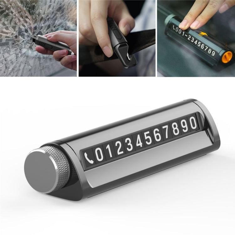 Multifunctional Break Window Mini Safety Hammer Parking Number Plate