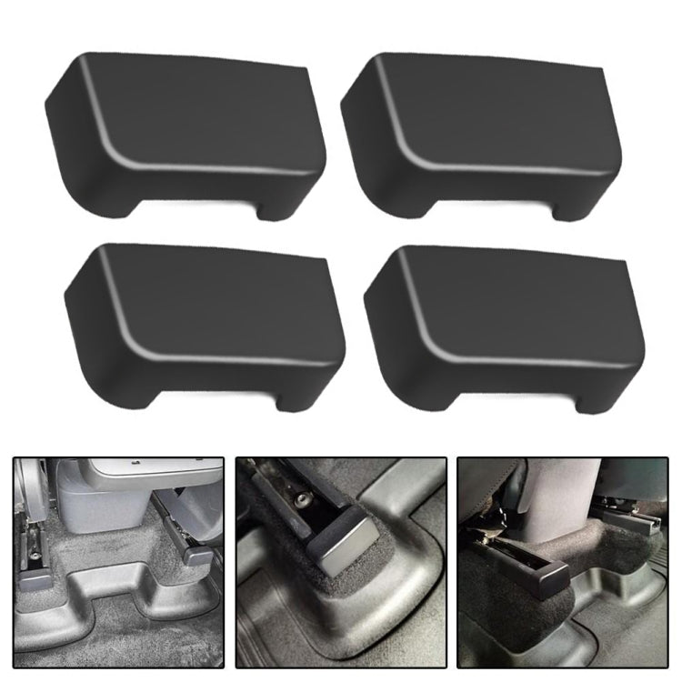 4pcs /Set For Tesla Model Y / 3 Seat Slide Anti Kick Plug Pulley
