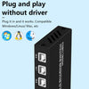 FJGEAR FJ-U804 8 In 4 Out USB2.0 Sharing Switch Extender, FJ-U804
