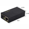 FJGEAR FJ-VEA100 2 In 1 Extender VGA To RJ45 Signal Single Cable Extension With Audio, EU Plug, FJ-VEA100 EU Plug