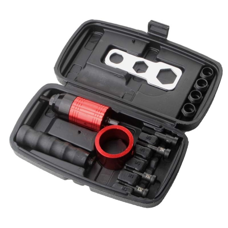 Ram Conversion Head Clutch Type Manual Riveting Accessories Combination, 8pcs/set