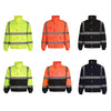 Winter Warm Waterproof Short Multi-pocket Reflective Cotton Jacket, S, M, L, XL, XXL