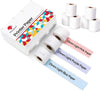 For Phomemo M02S / M02 Pro 9rolls /Pack 15mm Purple/Light Blue/Light