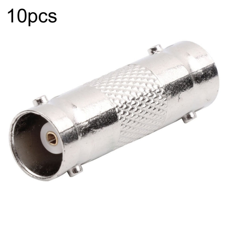 10pcs BNC Female To Female Straight Through Adaptor Surveillance Dual