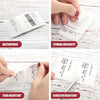 For Phomemo M110 / M200 130pcs /Roll 40x60mm Square Self-Adhesive Thermal Labels On White Background, 130pcs /Roll 40x60mm