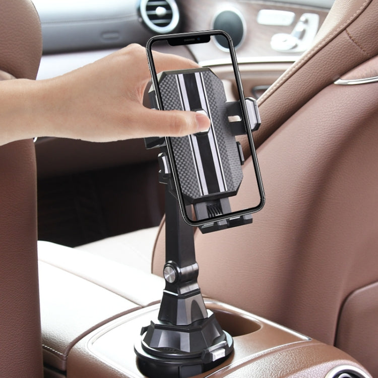 Car Center Console Water Cup Holder Adjustable Mobile Phone Holder