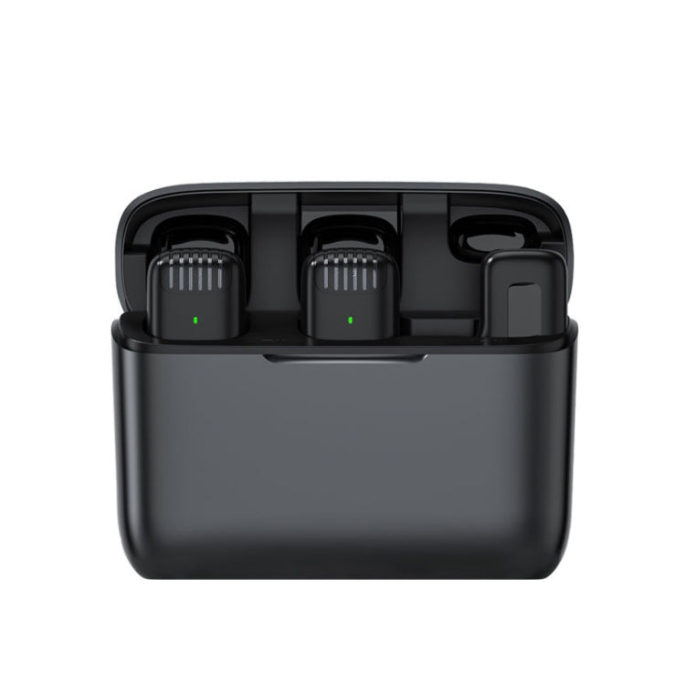 One To Two Outdoor Recording Lavalier Microphone Noise Canceling Wireless Mic For Live Streaming, Type-C, 8 Pin