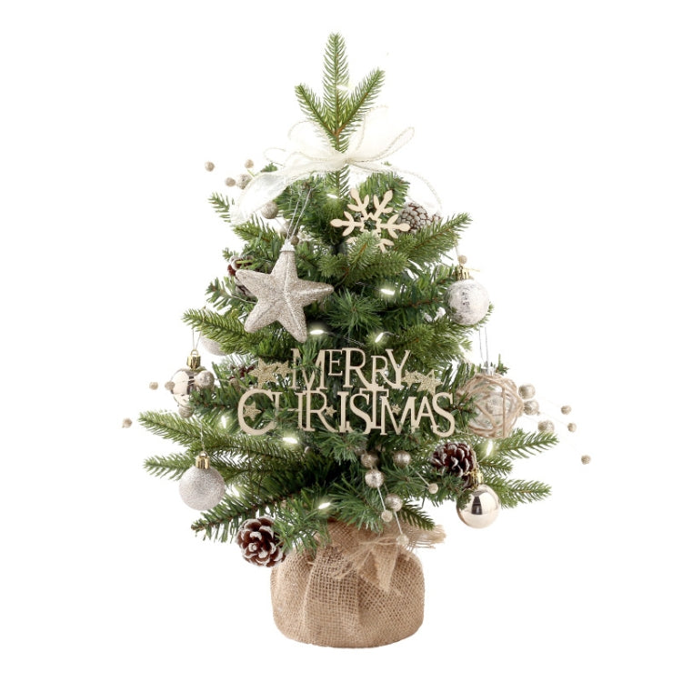 50cm LED Rotating Music Box Desktop Mini Christmas Tree Christmas Decorative Ornaments, 50cm (Green)