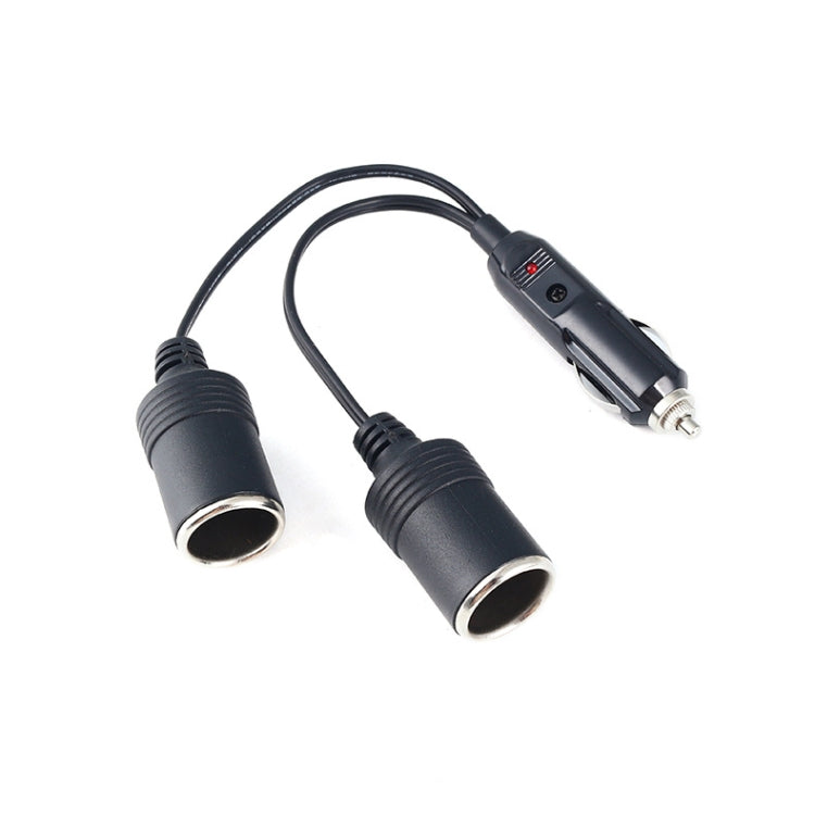 Copper Car Cigarette Lighter Extension 12/24V 10A General 1 Drag 2