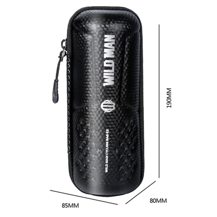 WILD MAN E3 EVA Hard Shell Bicycle Tool Storage Bag Cycling Equipment, E3 (Carbon Pattern)