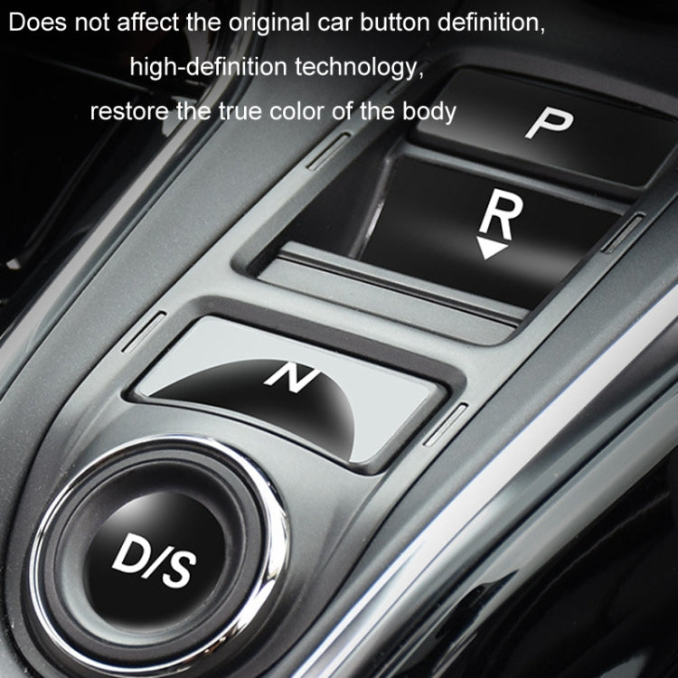 For Acura CDX/19 RDX Car Interior Protective Film, 6pcs /Set Gear Button Sticker, 5pcs /Set Mouse Sticker