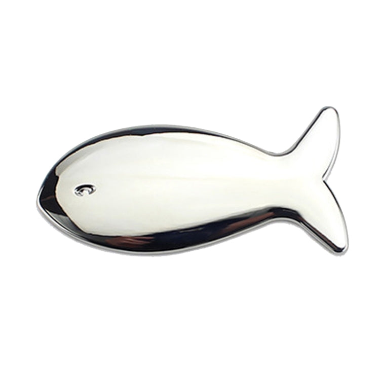 Fish-Shaped Car Metal Stickers Car Body Tail Marker Decorative Decals