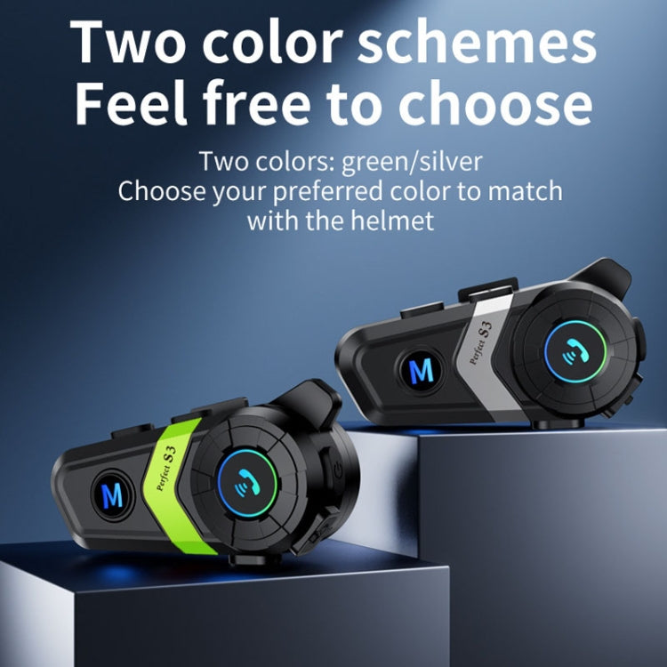 S3 Motorcycle Helmet Bluetooth Headset For Full and Half Helmets