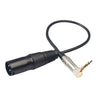 0.3m 90 Degree 3.5mm Stereo TRS Male to XLR 3Pin Male Audio Cable