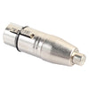Zinc Alloy XLR Female To RCA Female Lotus Head Microphone Mixing