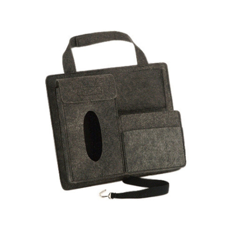 Felt Car Storage Bag Car Back Seat Hanging Organizer Bag
