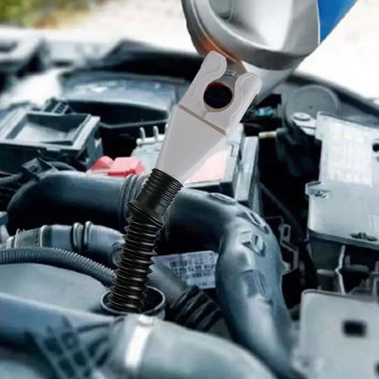 5pcs Plastic Refueling Funnel Portable Folding Telescopic Hose