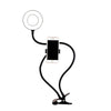 Selfie Ring Light With Cell Phone Holder 360 Rotating Flexible Arms For Live Stream, 8 Inch