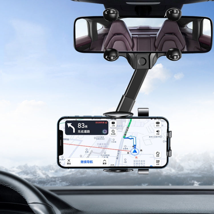 Car Rearview Mirror Mobile Phone Holder Multifunctional AR Navigation