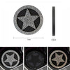 Five-pointed Star Diamond-encrusted Car Non-slip Decorative Water Coaster