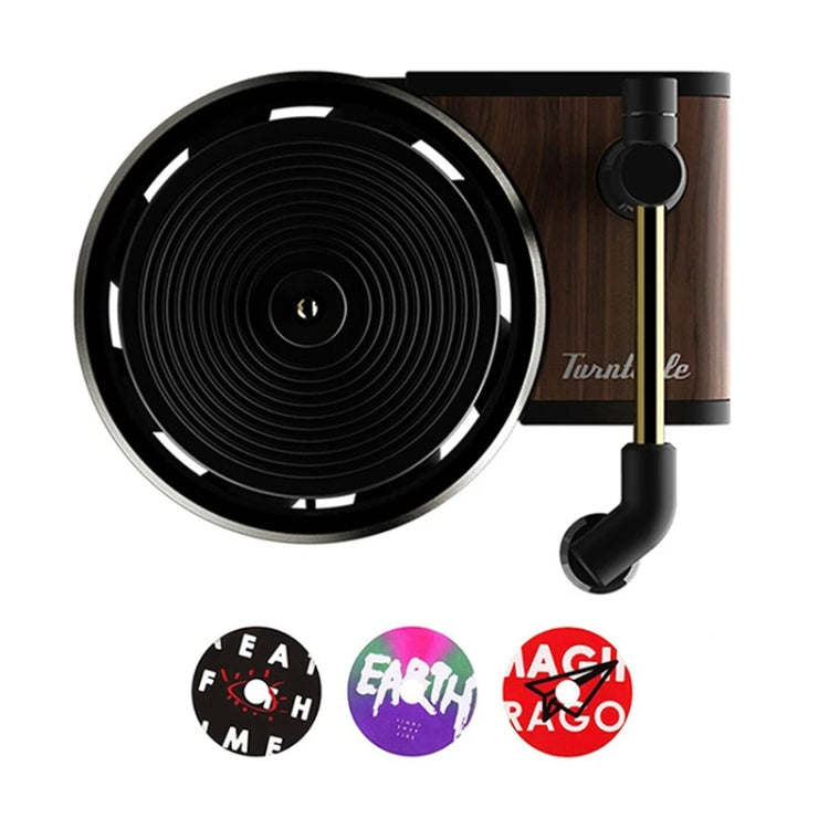 Car Aroma Diffuser Air Vent Rotating Retro Gramophone Fragrance