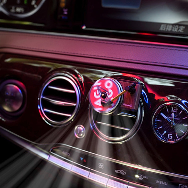 Car Aroma Diffuser Air Vent Rotating Retro Gramophone Fragrance Diffuser Ornament, Gramophone+3pcs Refill Aroma