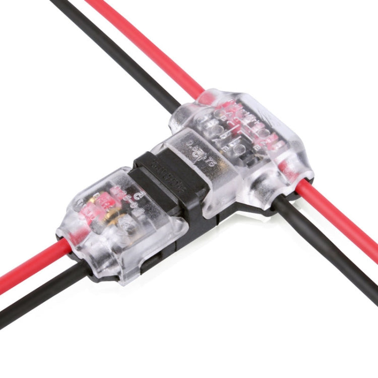 Straight Plug Quick Terminal Block No Strip Multifunctional Wire Connector, H1, H2, T1, T2, H1-T, H2-T, T1-T, T2-T