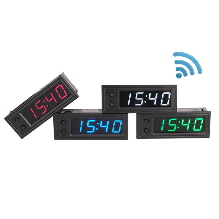 5V/12V WIFI Network Automatic Time Synchronization Digital Electronic Clock Module, Blue, Green, Red, White