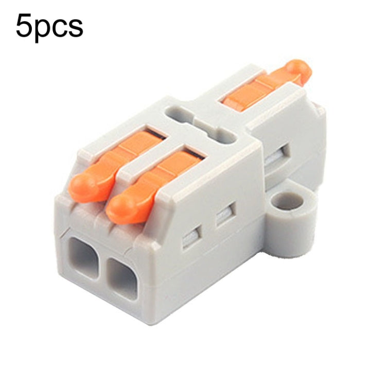 5pcs Push Type Mini Wire Connection Splitter Quick Connect Terminal