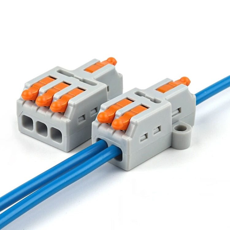 5pcs Push Type Mini Wire Connection Splitter Quick Connect Terminal Block, D1-2, D1-2T, D1-3, D1-3T, D1-4, D1-4T, D1-5, D1-5T