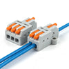 5pcs Push Type Mini Wire Connection Splitter Quick Connect Terminal Block, D1-2, D1-2T, D1-3, D1-3T, D1-4, D1-4T, D1-5, D1-5T