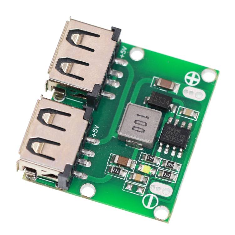 9V / 12V / 24V To 5V 3A DC-DC Car Charging Dual USB Output Buck