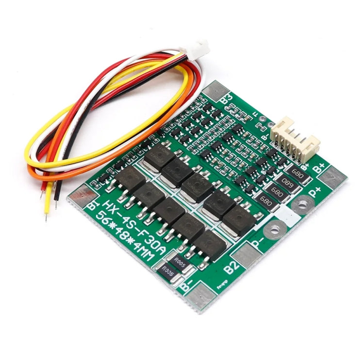 4 S 14.8V / 12.8V 30A Lithium Battery Protective Plate With Equalizer