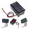 0V-30V 3 Wire DC Voltmeter Terminal 0.56 Inch LED Digital Voltmeter Accessories Reverse Connection Protection, Red, Blue, Green