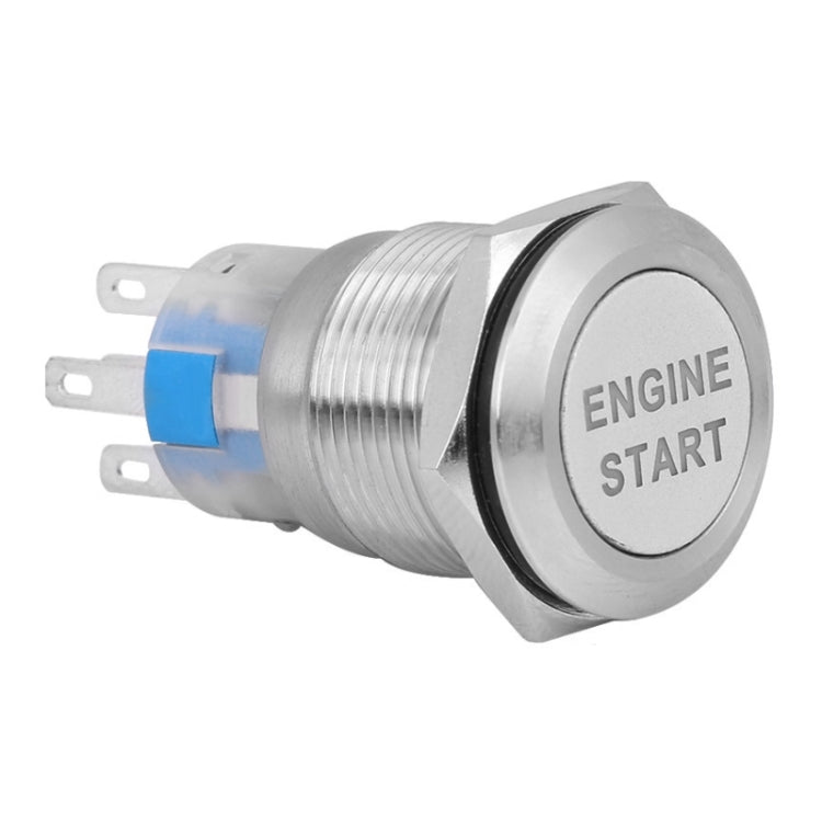 19MM Car Modification One-Button Start Switch Waterproof LED Metal