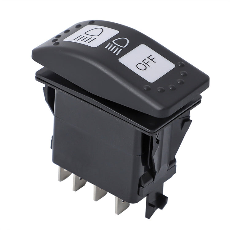 12V Car Modified Far Near Light Self-Locking Waterproof Switch