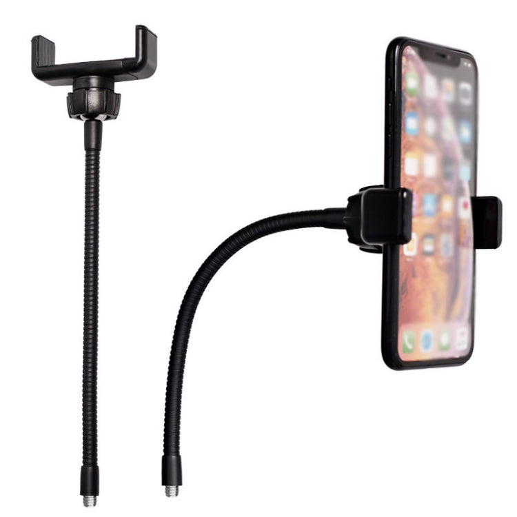 Live Beauty Ring Light Phone Clip 360 Rotating Heads Hose Clamp Stand, 360 Rotating Heads Hose Clamp Stand