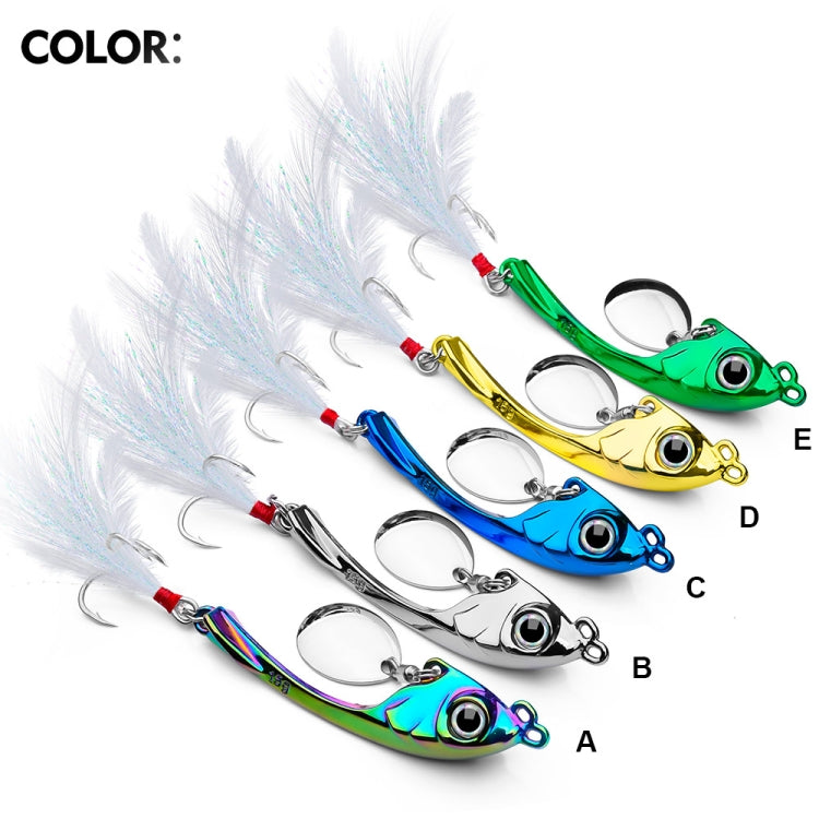 PROBEROS DW570 Fishing Lures Spinning Sequins Long Casting Tremor Swimming VIB Micro Tremor Zinc Alloy Bait, 9g, 13g, 17g