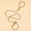 1.5m x 0.8cm Dog Traction Rope Mid Large Dog Universal Safety Buckle Chain Circle(Brown)